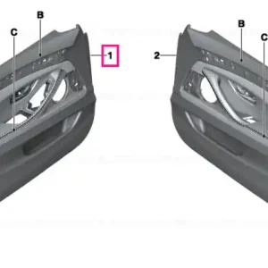 Reduceri Panou trim ușă față stânga INDIV. INDIVIDUAL - BMW