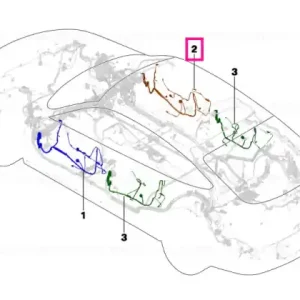 Wiring co-drivers side - BMW Comandă acum