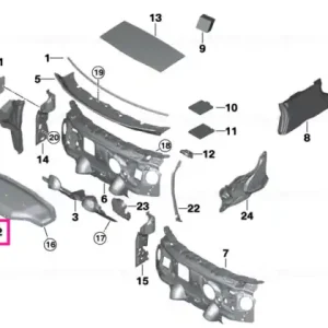 Sound insulating engine hood - BMW Ieftin