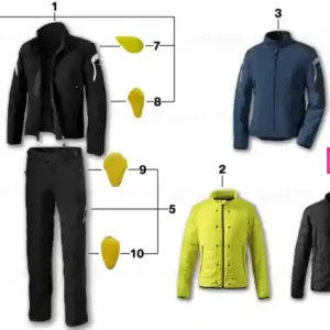 Inner jacket Tourshell, men, black 52 - BMW Motorrad Cumpărături sigure