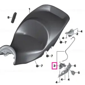 Preț mic Seat bench lock - BMW Motorrad