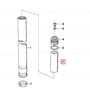 Preț redus Spacer tube L=159MM - BMW Motorrad