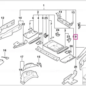 Reducere Left side member - BMW - Mini