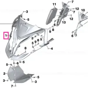 Doar azi Front panel - BMW Motorrad