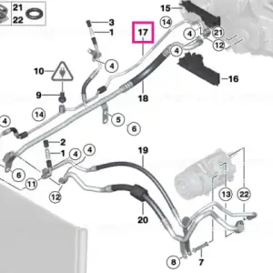 Conductă presiune - BMW Plată securizată