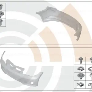 Set elemente montaj bara fata, Kit Value Parts - BMW Seria 1 E82 E88 Ofertă specială