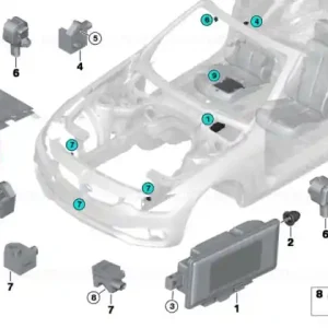 Cel mai bun preț Covoraș senzor scaun copilot - BMW