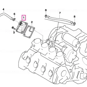 Capac ventilație motor negru - BMW Motorrad Expediere rapidă