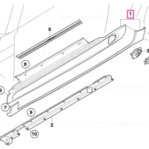 Preț promoțional Left door sill - BMW - Mini