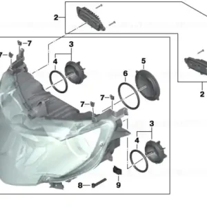 Active xenon headlight - BMW Motorrad Promoție