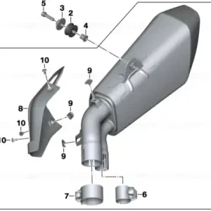 Muffler - BMW Motorrad Preț redus