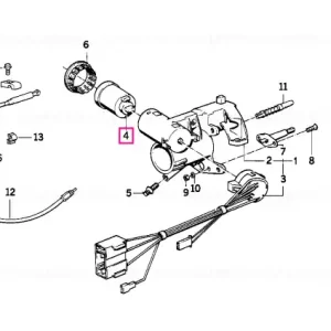 Retur ușor Lock (with key code) 1.001-2.900 - BMW