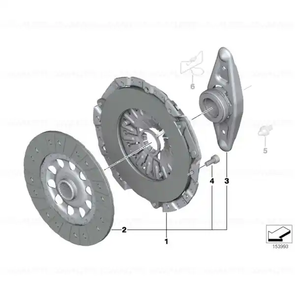 Set piese ambreiaj D=240MM - BMW Super ofertă