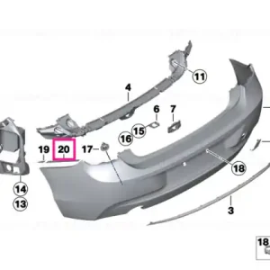 Right protection foil - BMW Plată sigură