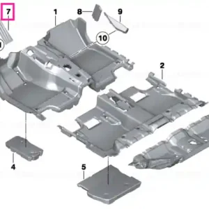 Retur gratuit Trim repoziţie picior VENETOBEIGE - BMW