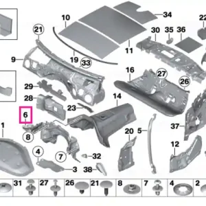 Ultima șansă Sound insulating dash panel - BMW