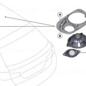 Transport gratuit Top-HiFi loudspeaker carrier, right - BMW