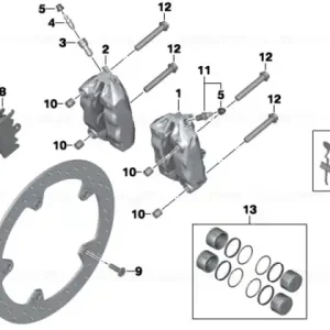 Disc frână cu nit D=320-4,5MM - BMW Motorrad Super ofertă