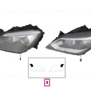 Set folie mascare far - BMW Livrare rapidă
