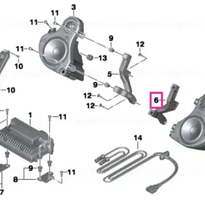 Suport difuzor dreapta - BMW Motorrad Preț mic