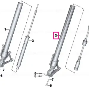 Cel mai vândut Slider tube left - BMW Motorrad