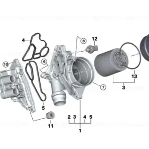 Corp termostat cu termostat 110 CEL - BMW Expediere rapidă