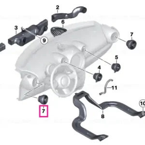 Air vent, outer - BMW - Mini Ieftin