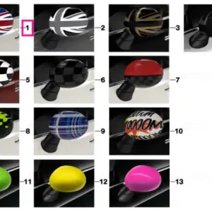 Capac oglinda stanga UNION JACK - BMW - Mini Preț promoțional