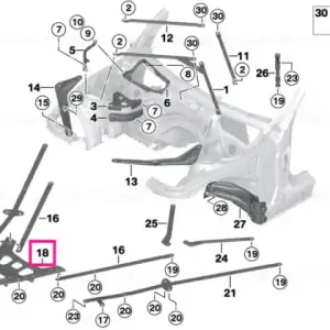 Vezi acum Structural reinforcement panel - BMW