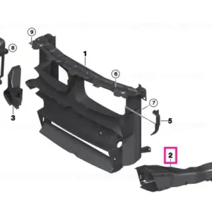 Air duct, brake, left M - BMW Popular