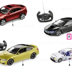 BMW toy car RC miniature i8 14, SOPH. GREY Retur ușor