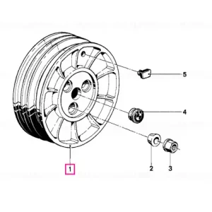 Wheel hub rear - BMW Motorrad Expediere rapidă