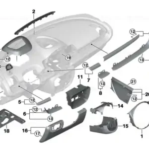 Element trim head-up display - BMW - Mini Noutate