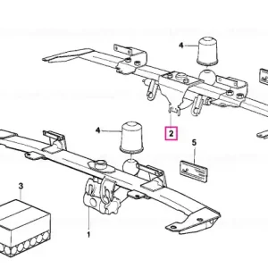 Towing hitch, detachable ORIS - BMW Bestseller