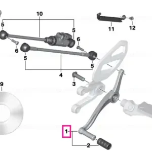 Reducere extra Parghie schimbator manual picior - BMW Motorrad