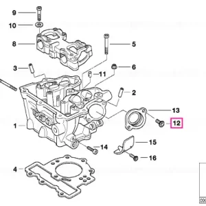 Torx bolt M8X20 - BMW Motorrad Doar azi