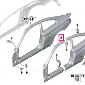 Column A exterior, right - BMW Preț promoțional