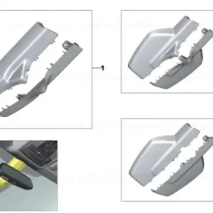 Set capace bază oglindă - BMW Disponibil imediat