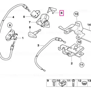 Clips arc de intinziune - BMW Motorrad Chilipir