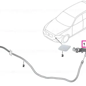 Telescoping nozzle, left - BMW Discount