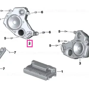 Mai ieftin Loudspeaker box, left - BMW Motorrad