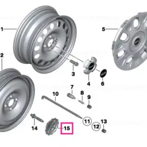 Spare wheel retainer - BMW - Mini Ieftin
