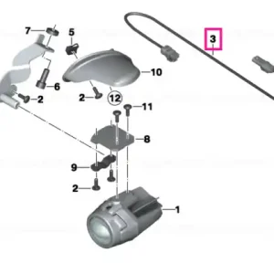 Reducere Adapter wire LED auxiliary headlight - BMW Motorrad