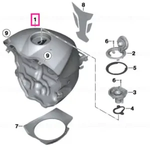Fuel tank - BMW Motorrad Bestseller