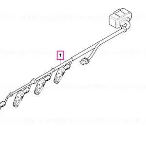 Wiring harness, engine, glow module - BMW Super ofertă