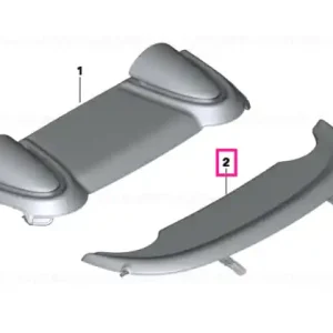 Calitate înaltă Parcel shelf, rear - BMW - Mini