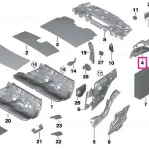 Vezi acum Sound insulation trunk left - BMW