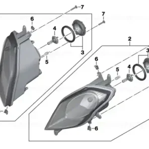 Ofertă limitată Low-beam headlamp - BMW Motorrad