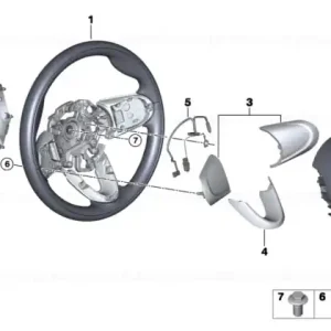 Airbag module,driverside,sport strng wh. - BMW - Mini Ofertă