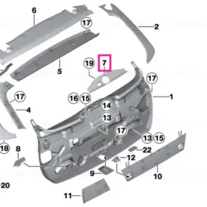 Capac motor ștergător OYSTER - BMW Lichidare de stoc